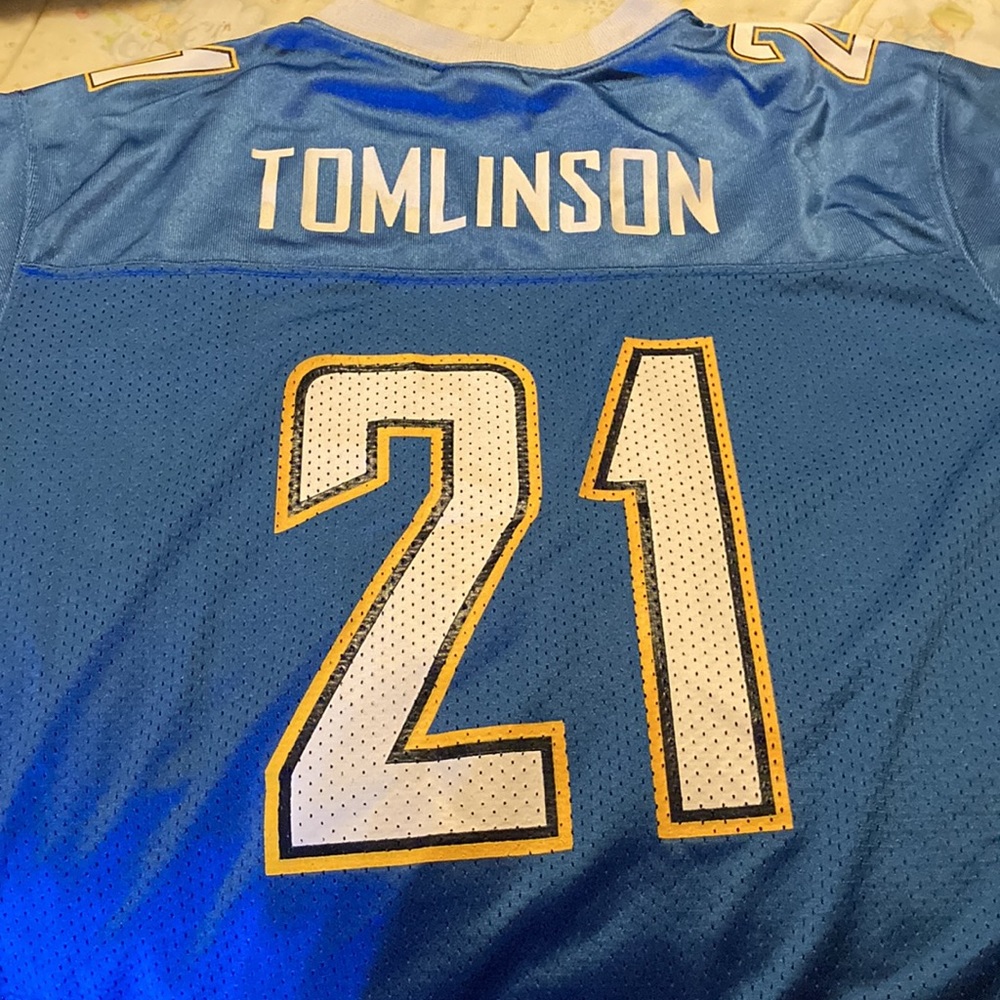 LaDainian Tomlinson unisex football jersey San Diego chargers KIDS LARGE JERSEY - Picture 8 of 9